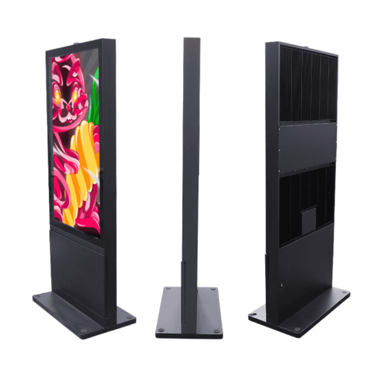 NEO COM Aero-Vert Outdoor Weatherproof Vertical Digital Signage Display