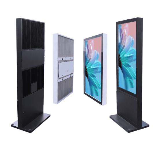 NEO COM Aero-Vert Outdoor Weatherproof Vertical Digital Signage Display