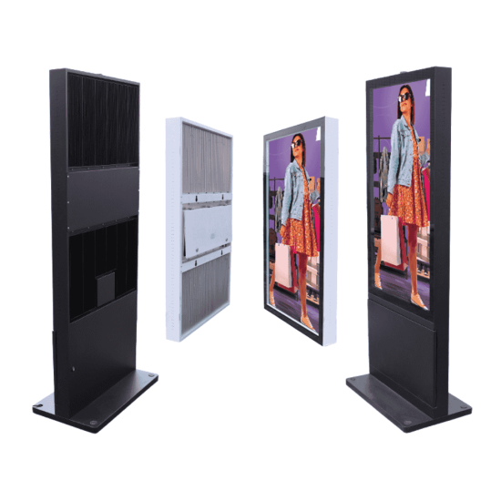 NEO COM Aero-Vert Outdoor Weatherproof Vertical Digital Signage Display