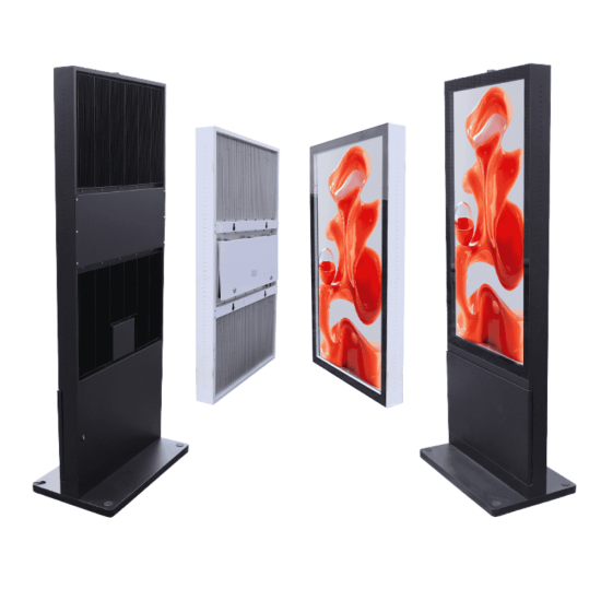 NEO COM Aero-Vert Outdoor Weatherproof Vertical Digital Signage Display